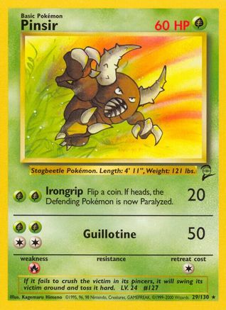 Pinsir (29) [Base Set 2]