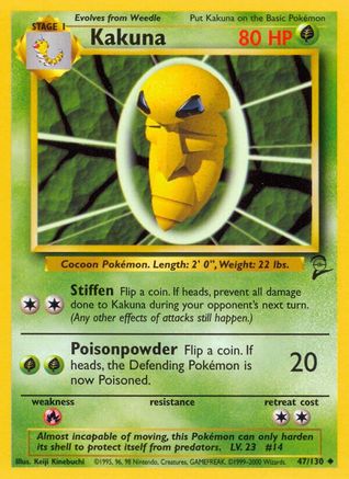 Kakuna (47) [Base Set 2]