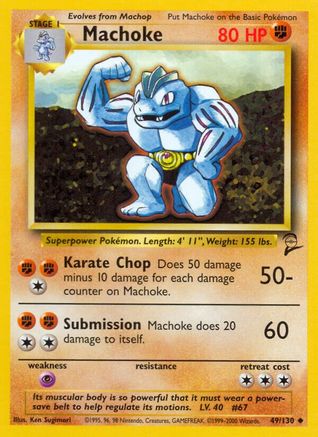 Machoke (49) [Base Set 2]