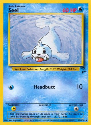 Seel (61) [Base Set 2]