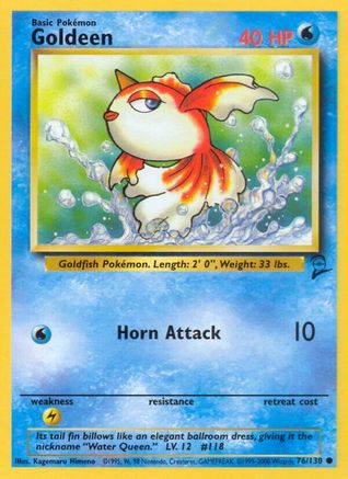Goldeen (76) [Base Set 2]