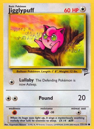 Jigglypuff (77) [Base Set 2]