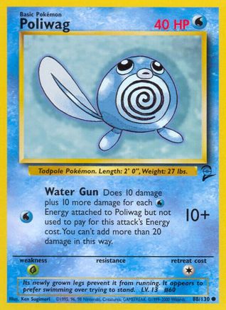 Poliwag (88) [Base Set 2]