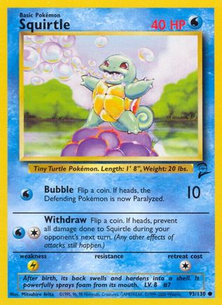 Squirtle (93) [Base Set 2]