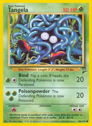 Tangela (96) [Base Set 2]