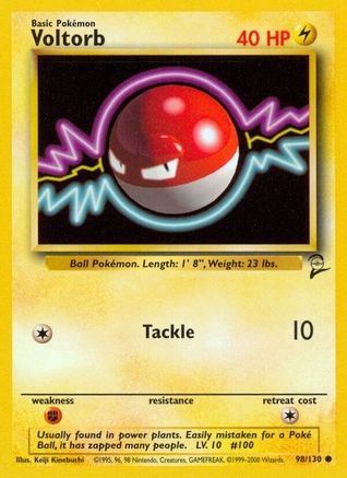 Voltorb (98) [Base Set 2]