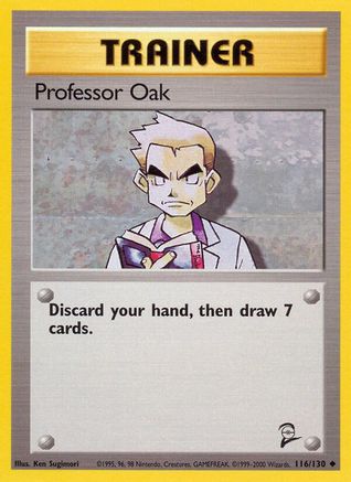Professor Oak (116) [Base Set 2]