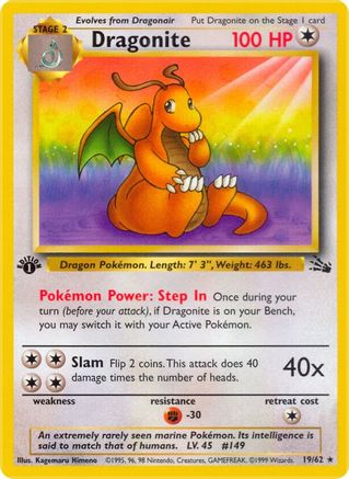 Dragonite (19) (19) [Fossil] Unlimited