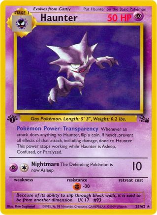 Haunter (21) (21) [Fossil] Unlimited