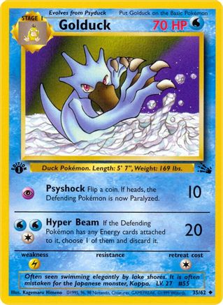 Golduck (35) [Fossil] 1st Edition
