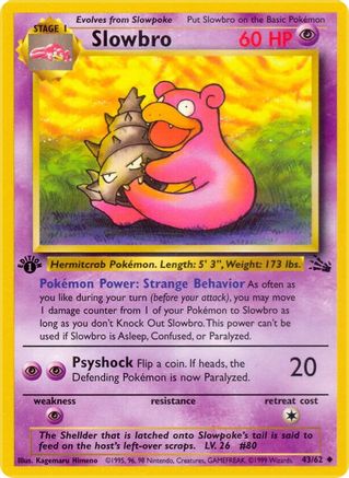 Slowbro (43) [Fossil] Unlimited