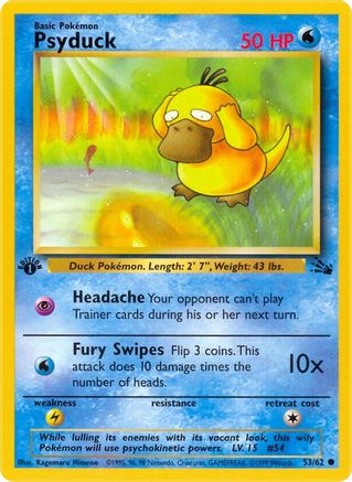 Psyduck (53) [Fossil] 1st Edition