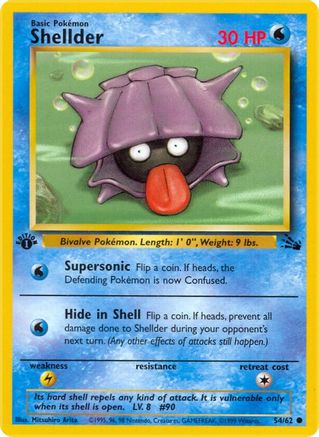 Shellder (54) [Fossil] 1st Edition