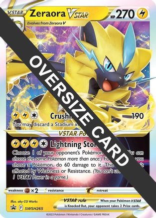 Zeraora VSTAR - SWSH265 (SWSH265) [Jumbo Cards] Holofoil
