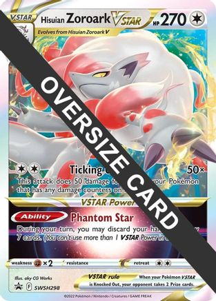 Hisuian Zoroark VSTAR - SWSH298 (SWSH298) [Jumbo Cards] Holofoil