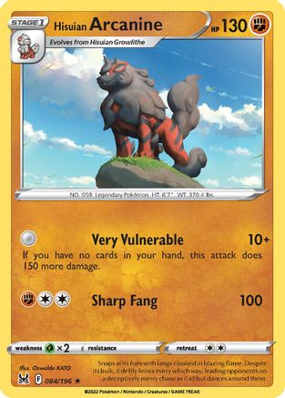 Hisuian Arcanine - 084/196 (84) [Deck Exclusives]