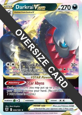 Darkrai VSTAR - 099/189 (99) [Jumbo Cards] Holofoil