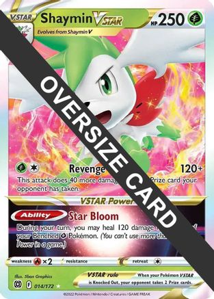 Shaymin VSTAR - 014/172 (14) [Jumbo Cards] Holofoil