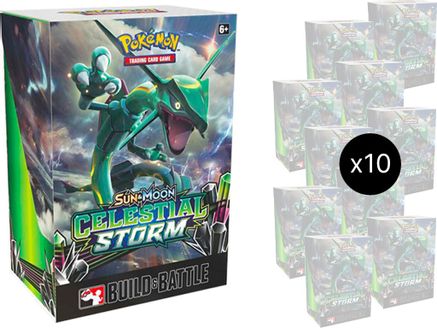 Pokemon Celestial Storm Build & Battle Box Display
