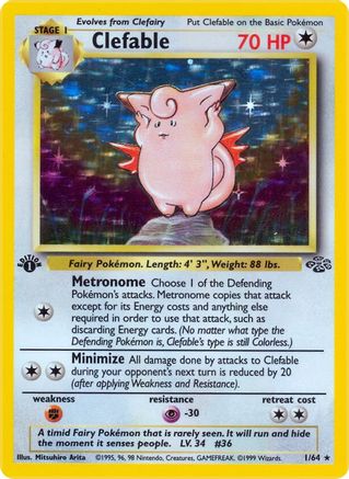 Clefable (1) (1) [Jungle] Unlimited Holofoil