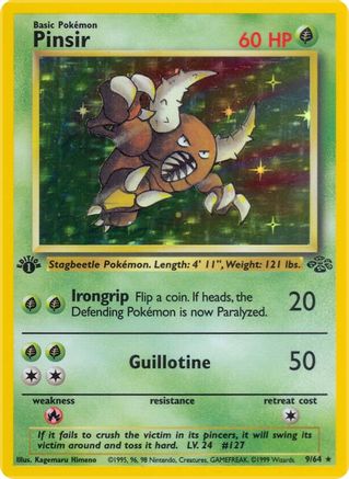 Pinsir (9) (9) [Jungle] Unlimited Holofoil