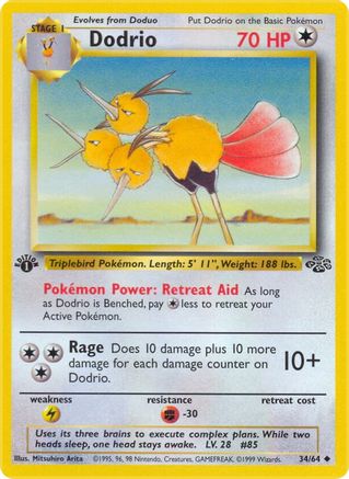 Dodrio (34) [Jungle] 1st Edition