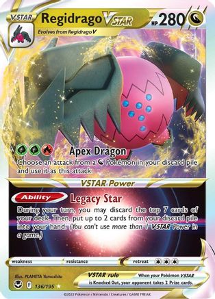 Regidrago VSTAR (136) [SWSH12: Silver Tempest] Holofoil
