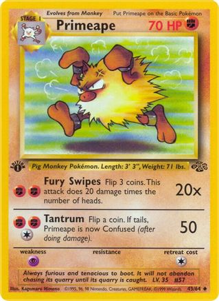 Primeape (43) [Jungle] Unlimited
