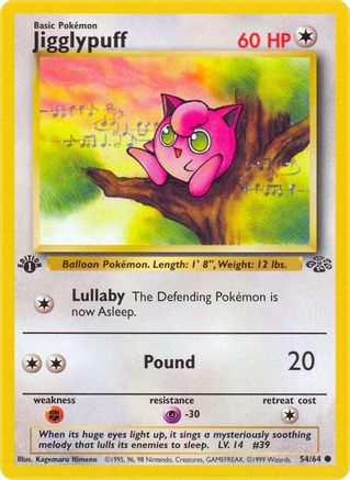 Jigglypuff (54) [Jungle] 1st Edition