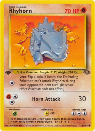 Rhyhorn (61) [Jungle] Unlimited