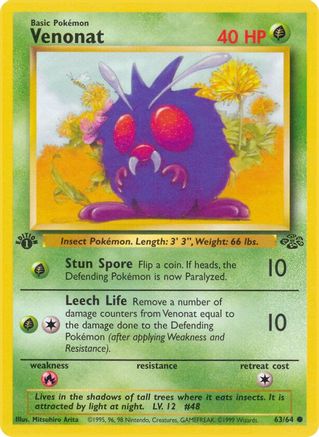 Venonat (63) [Jungle] 1st Edition