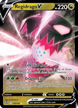 Regidrago V (135) [SWSH12: Silver Tempest] Holofoil