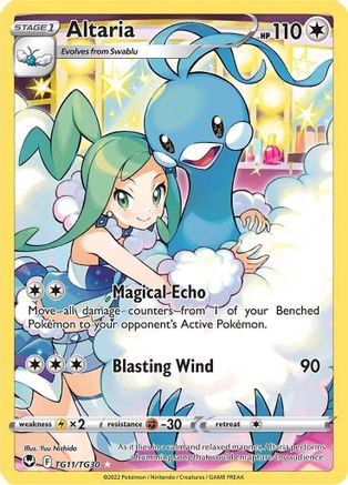 Altaria (TG11) [SWSH12: Silver Tempest Trainer Gallery] Holofoil