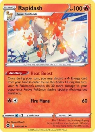 Rapidash - 022/195 (22) [Deck Exclusives]