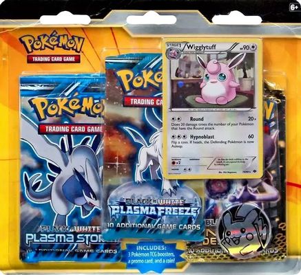 Pokemon Black & White 3 Pack Booster Blister Special Edition [Wigglytuff]