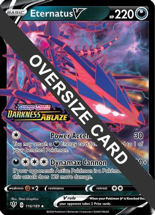Eternatus V - 116/189 (116) [Jumbo Cards] Holofoil