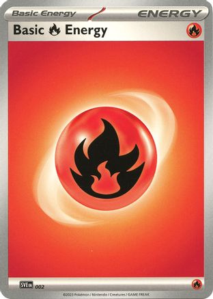 Basic Fire Energy - 002 (2) [SVE: Scarlet & Violet Energies]