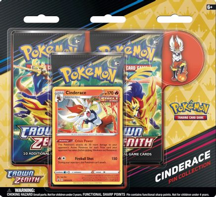 Pokemon Crown Zenith Pin Collection [Cinderace]