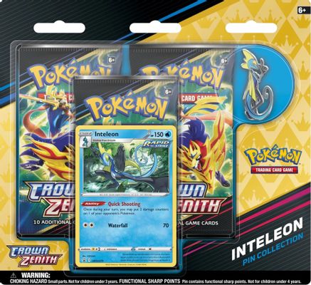 Pokemon Crown Zenith Pin Collection [Inteleon]