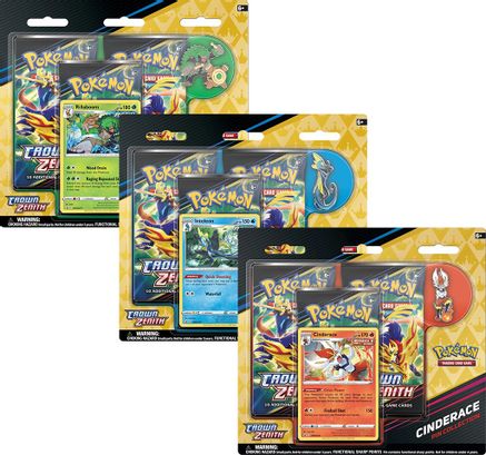 Pokemon Crown Zenith Pin Collection [Set of 3]
