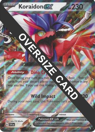Koraidon ex (125) [Jumbo Cards] Holofoil