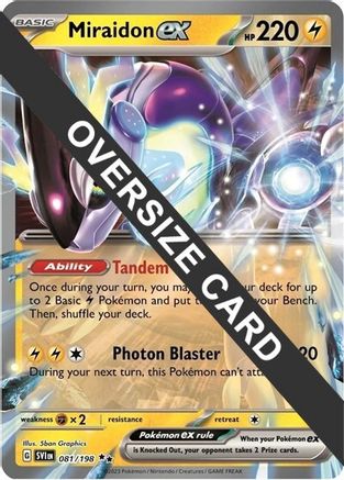Miraidon ex (81) [Jumbo Cards] Holofoil
