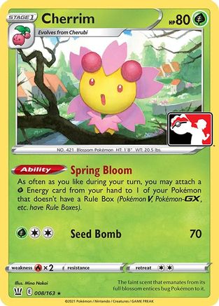 Cherrim (8) [Prize Pack Series Cards]