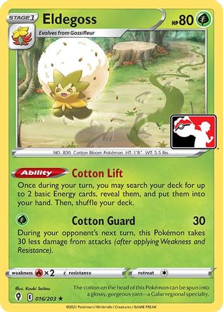 Eldegoss (16) [Prize Pack Series Cards]