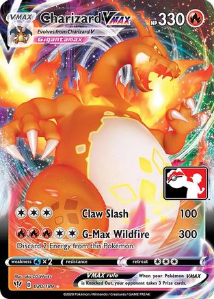 Charizard VMAX (20) [Prize Pack Series Cards] Holofoil