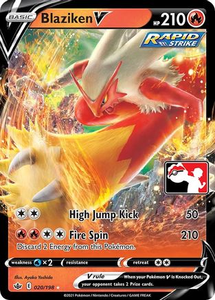 Blaziken V (20) [Prize Pack Series Cards] Holofoil