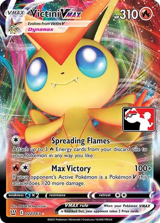 Victini VMAX (22) [Prize Pack Series Cards] Holofoil