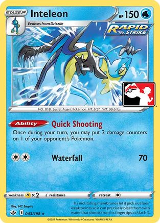 Inteleon (43) (43) [Prize Pack Series Cards]