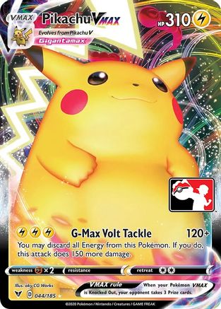 Pikachu VMAX (44) [Prize Pack Series Cards] Holofoil