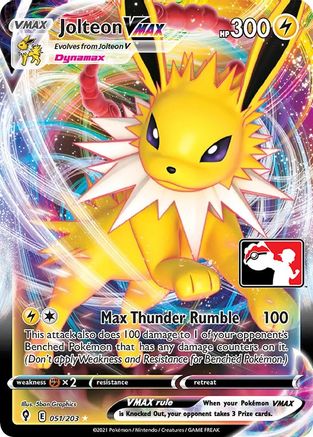 Jolteon VMAX (51) [Prize Pack Series Cards] Holofoil